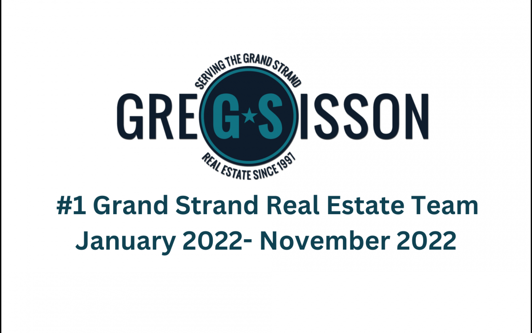 # 1 Grand Strand Real Estate Team 2022 YTD